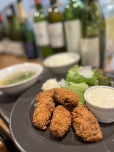 4.18 日替わり　カキフライ定食