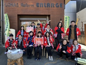 北野支店『新春餅つき大会』開催中です😊✨